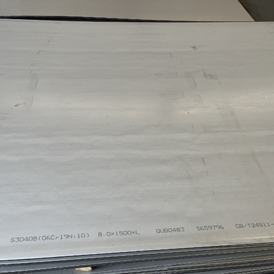 JIS SUS304 1500x3000 Hot Rolled Stainless Steel Sheet 8mm 10mm