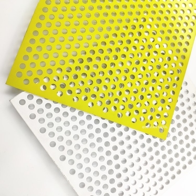 Round Hole Perforated SS Plate 304 Stainless Steel Mesh Sheet With Edge
