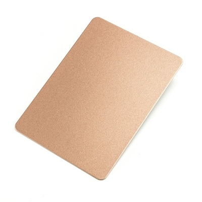 Pink Stainless Steel Sheet ASTM SUS316 Stainless Steel Plate For Decoration