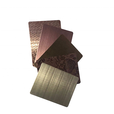 Customized Surface Stainless Steel Sheet 304 316 Stainless Steel For Decoration