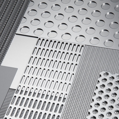AISI 304L Round Stainless Steel Sheet Hole Perforted 0.4 - 6.0 Thickness