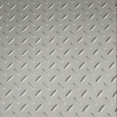 Checked Diamond Building SUS 304L Embossed Stainless Steel Sheet For Decoration
